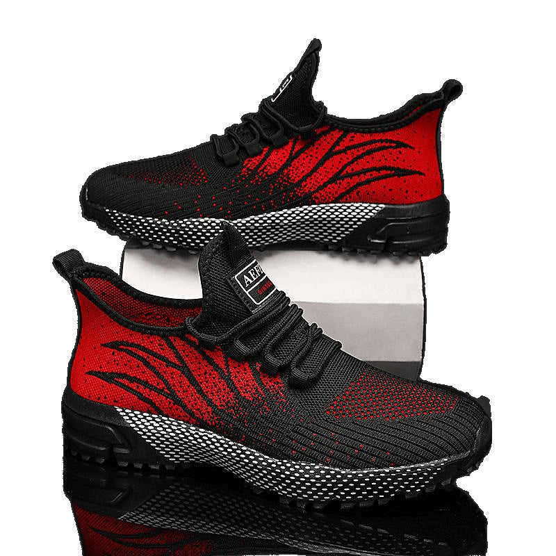 Damen Laufschuhe Sportlich Sneaker Modern Strickdesign