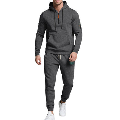 Herren Sweatset Sportlich mit Taschen und Kordelzug