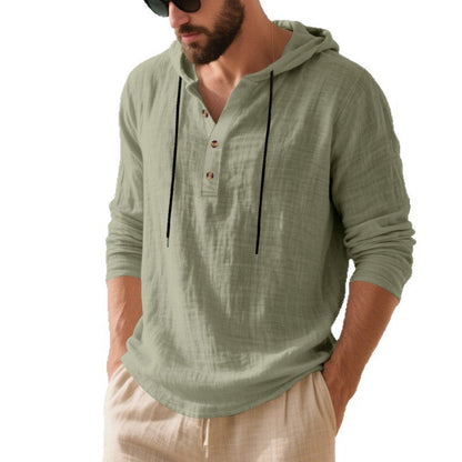 Herren Kapuzenshirt Weich Baumwolle Bequem Mit Taschen