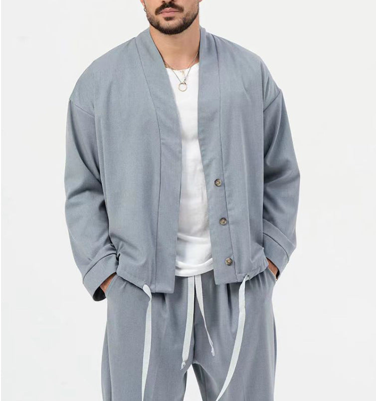 Herren Joggerhose mit leichtem Überwurf Modern Style