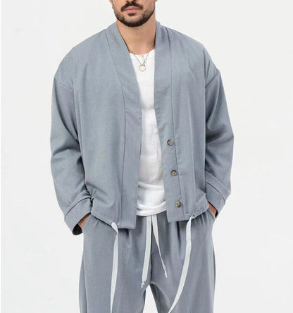 Herren Joggerhose mit leichtem Überwurf Modern Style