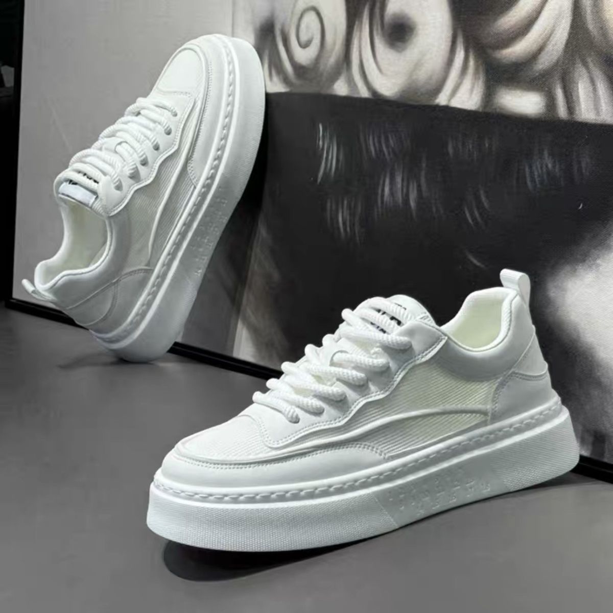 Damen Sneaker Atmungsaktiv Flexibel Laufschuhe Damen