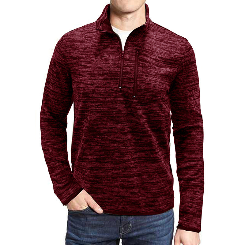 Herren Pullover Stehkragen Modern Berlin Style