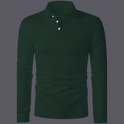 Herren Polohemd Langarm Slim Fit Berlin Style