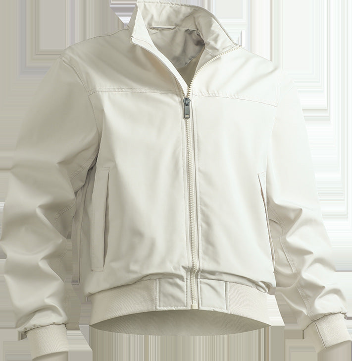 Herren Übergangsjacke Lässig mit elastischen Ärmeln und Taschen