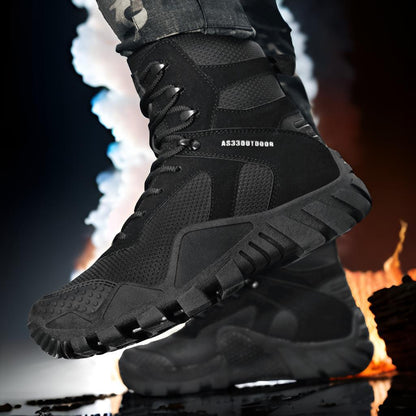 Herren Wanderschuhe Camouflage Rutschfest Wasserdicht