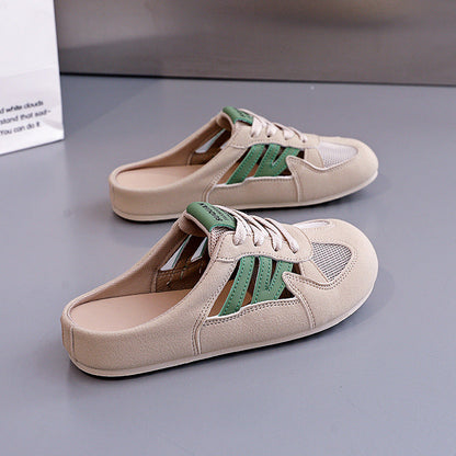 Damen Sneaker Offener Fersenbereich Atmungsaktiv