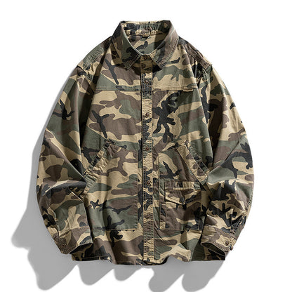 Herren Camouflage Jacke Militärstyle Freizeit