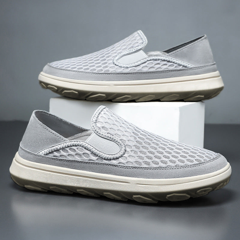 Damen Slip-On Schuhe Atmungsaktiv Freizeit Schuhe Bequem
