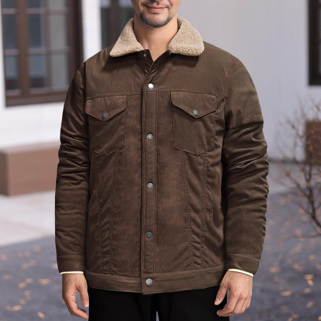 Herren Stoffjacke Elegant Schwarz Modern
