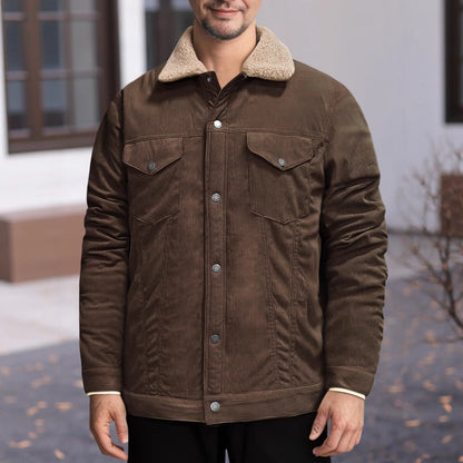 Herren Stoffjacke Elegant Schwarz Modern