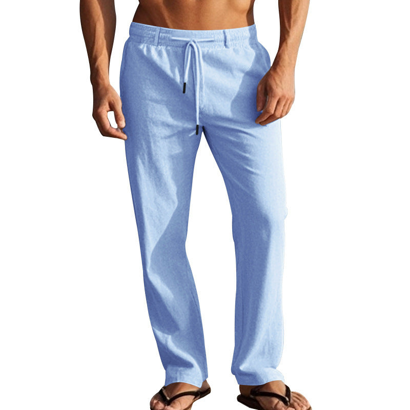 Herren Freizeithose Leicht Atmungsaktiv mit Kordelzug