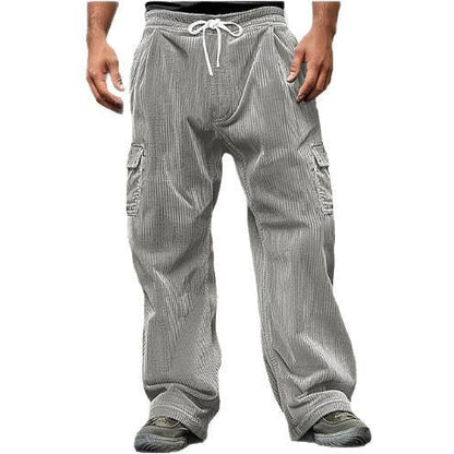 Herren Cargo-Hose Elastisch Bequem Große Taschen
