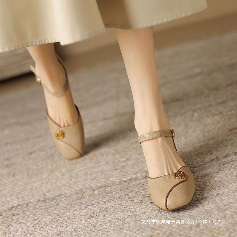 Damen Sling Pumps Elegante Schmuckdetails Komfortabel