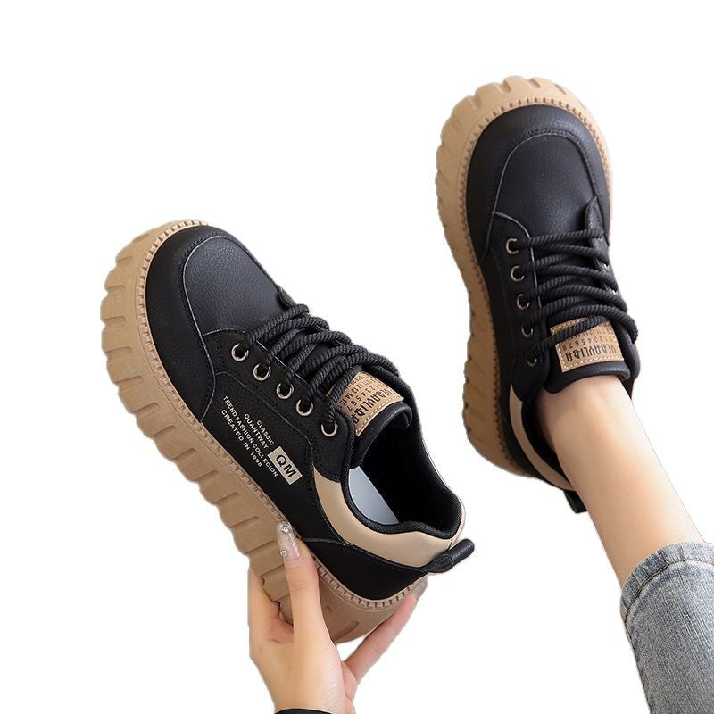 Damen Sneaker Plateau Schuhe Trendy Hoch moda