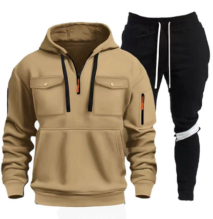 Herren Kapuzenjacke Sportlich mit Sporthose