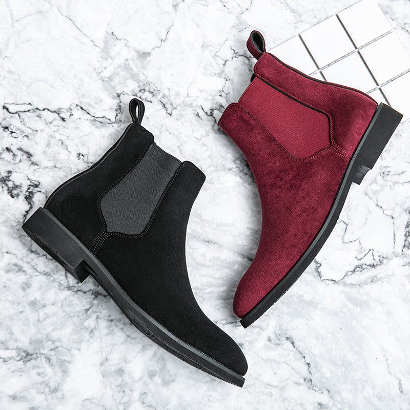 Damen Chelsea Stiefel Elegante Schwarz