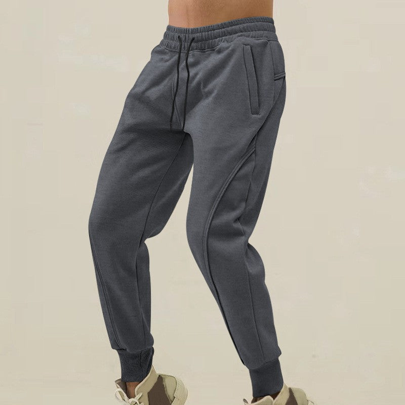 Herren Sportliche Jogginghose Bequem Grau