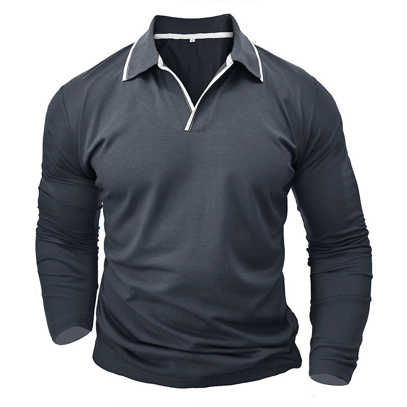 Herren Langarmshirt Funktionsshirt Reißverschluss Sportlich