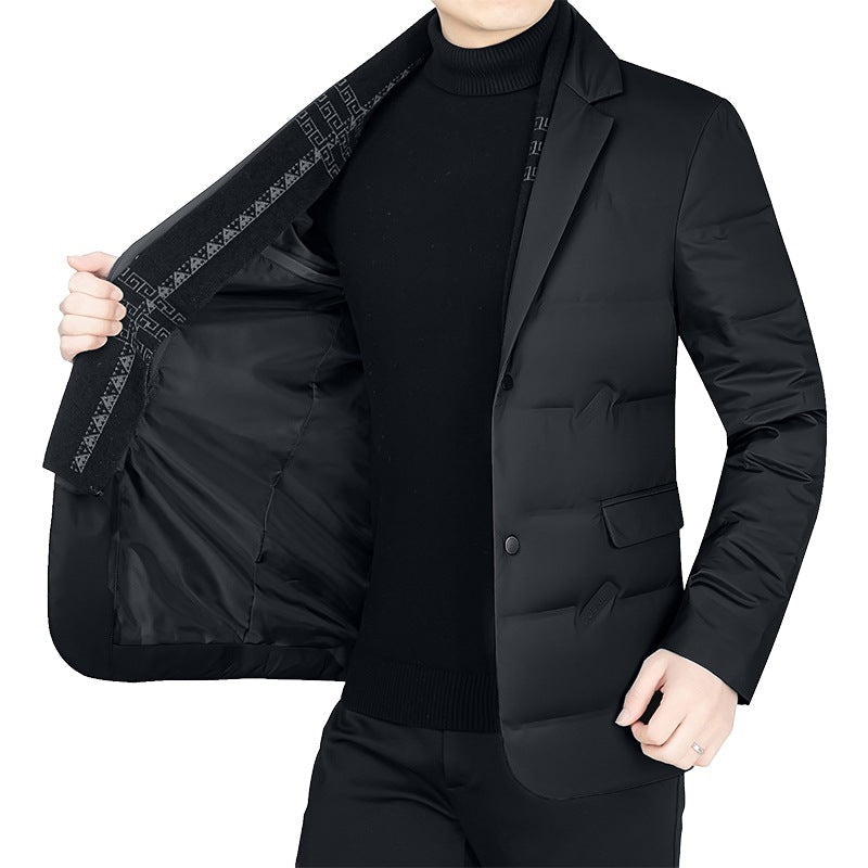 Herren Steppjacke Mit Innenauskleidung Warm Elegant - BerlinGlamour