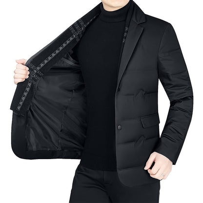 Herren Steppjacke Mit Innenauskleidung Warm Elegant - BerlinGlamour