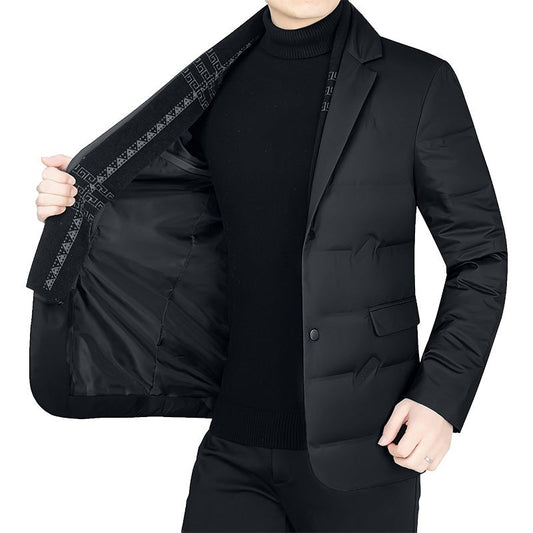 Herren Steppjacke Mit Innenauskleidung Warm Elegant - BerlinGlamour