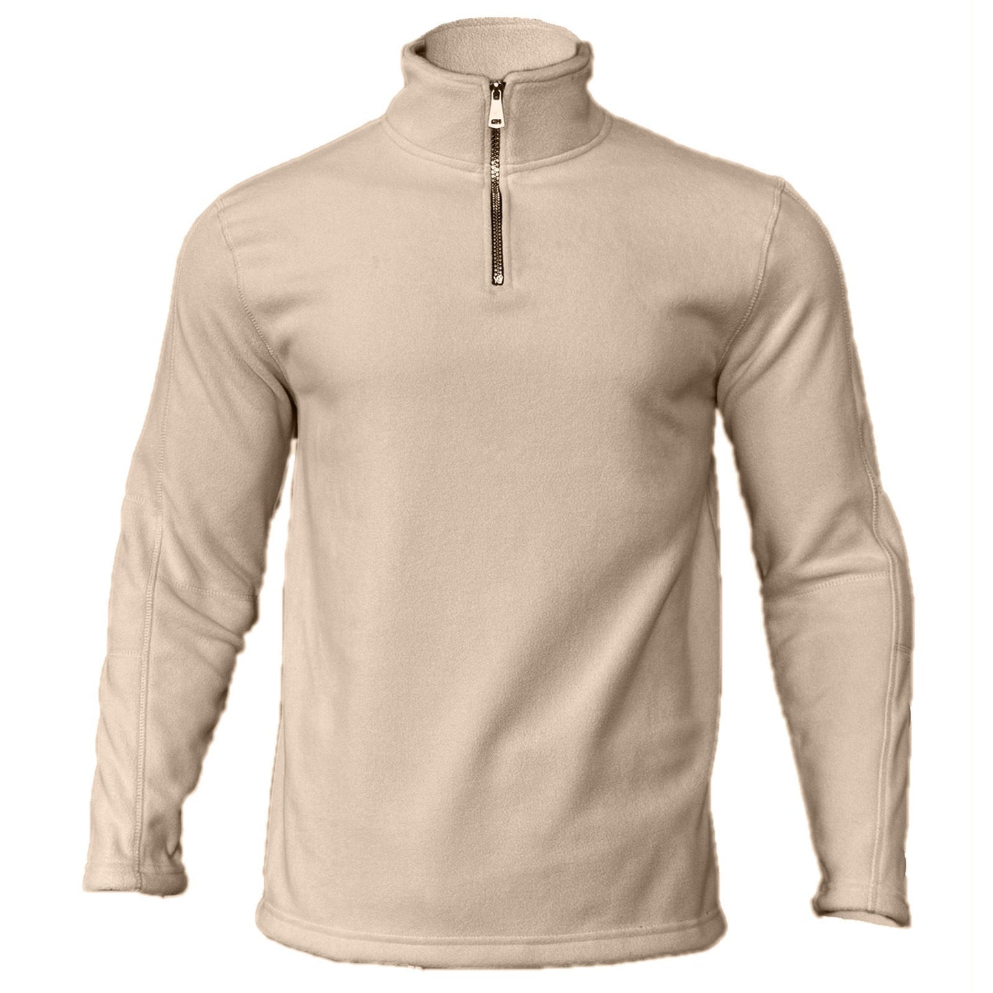 Herren Fleece Pullover Warm mit Reißverschluss und Taschen