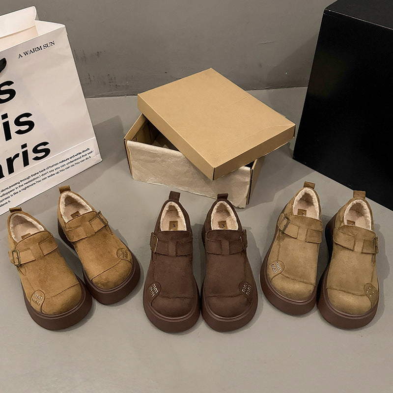 Damen Clogs Bequem Schnallenverschluss Dicker Boden