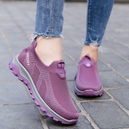 Damen Sport-Sneaker Stretch Bequem Laufschuhe - BerlinGlamour
