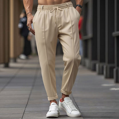 Herren lässige Jogginghose mit elastischem Bund und praktischen Seitentaschen BerlinGlamour → Stylische Jogginghose Elastisch Bund Praktisch Seitentasch BerlinGlamour