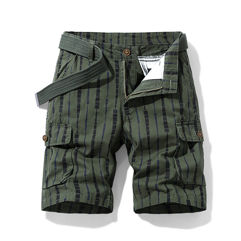 Herren Cargoshorts Elastisch Mit Vielen Taschen Modern