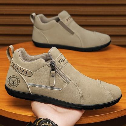 Damen Ankle Boots Leicht Wasserabweisend Reißverschluss