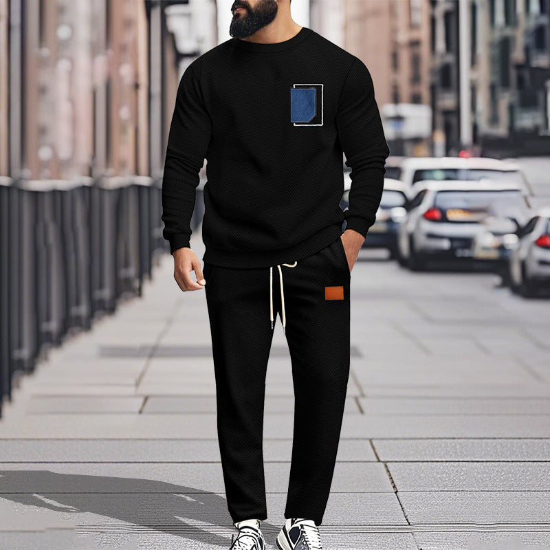 Herren Freizeitanzug Bequem Modern mit Taschen