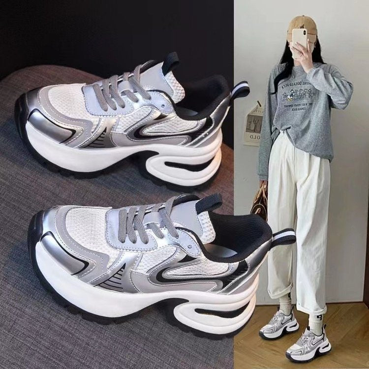 Damen Sneaker Sportlich Leicht mit Dämpfung und Weichem Innenfutter - BerlinGlamour