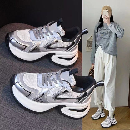 Damen Sneaker Sportlich Leicht mit Dämpfung und Weichem Innenfutter - BerlinGlamour