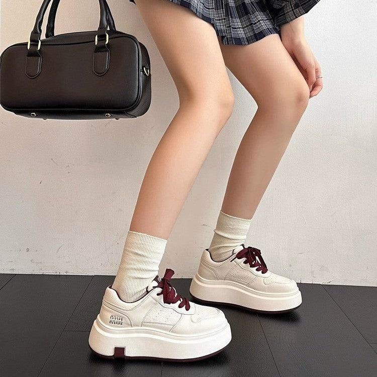 Damen Sneaker Hoch Plattform Bequem Ergonomisch