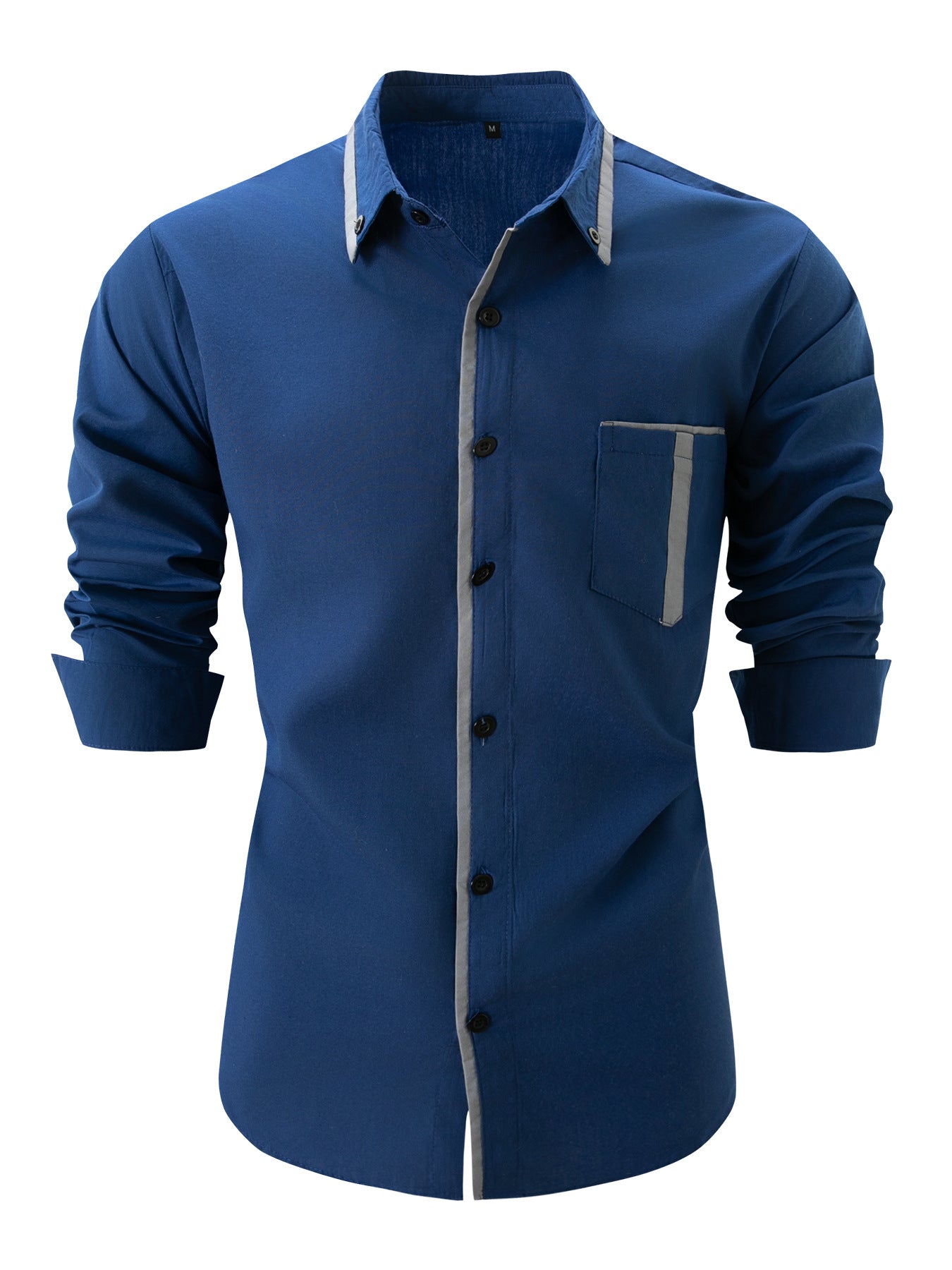 Herren Langarmhemd Casual Berlin Style