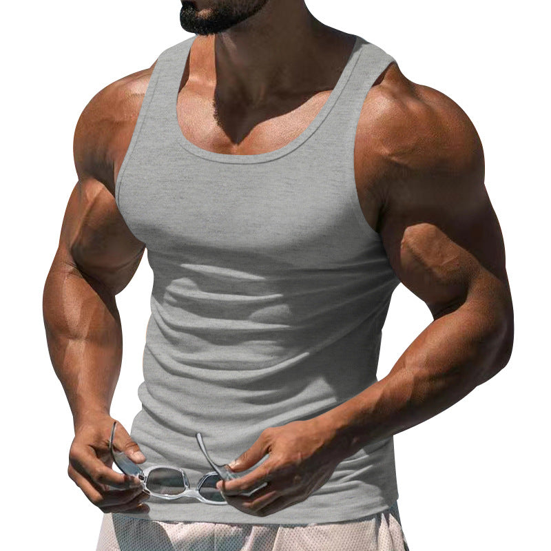 Herren Sport Tanktop atmungsaktiv Feuchtigkeitsregulierend Slim Fit