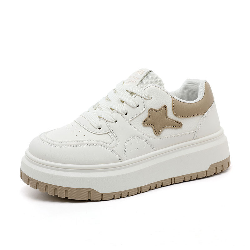 Damen Sneaker Hochplateau Atmungsaktiv Sportlich