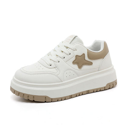 Damen Sneaker Hochplateau Atmungsaktiv Sportlich