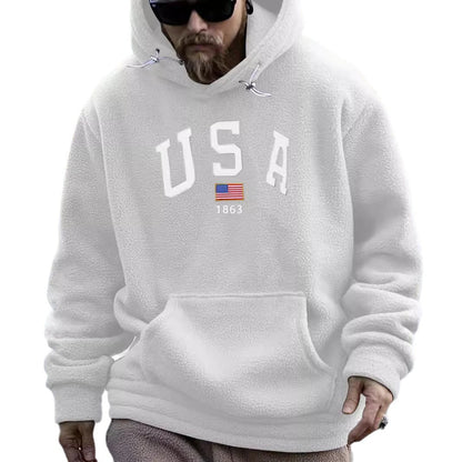 Herren Kapuzenpullover Sportlich Bequem mit Schriftzug