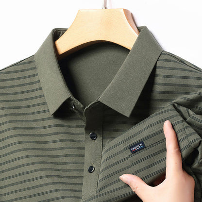 Herren Polo-Shirt Gestreift Modern Sportlich