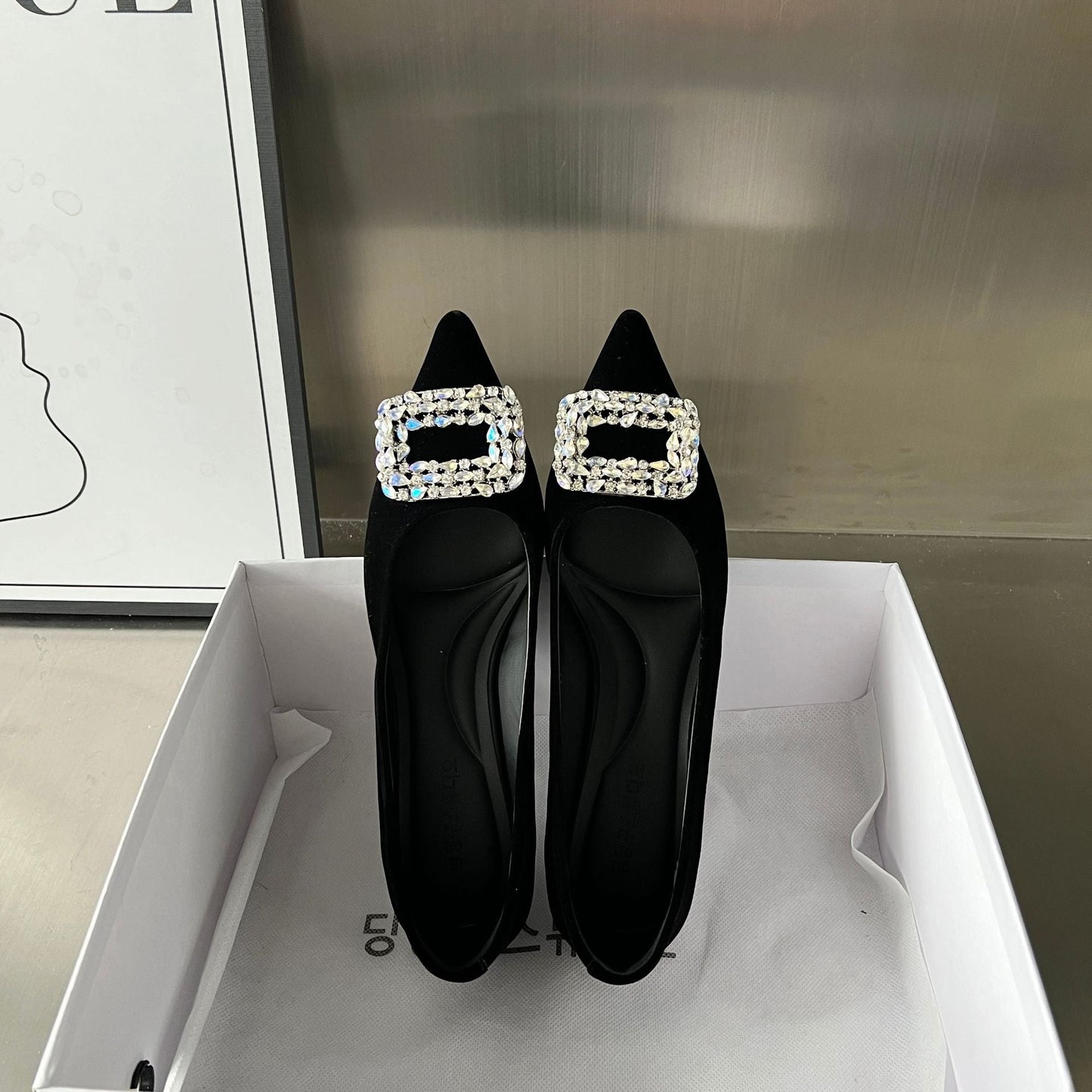 Damen Pumps mit Schmuck Spitze Elegant