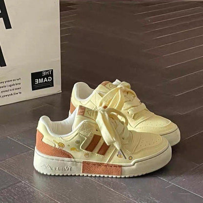 Damen Sneaker Bunt Sportlich Bequem