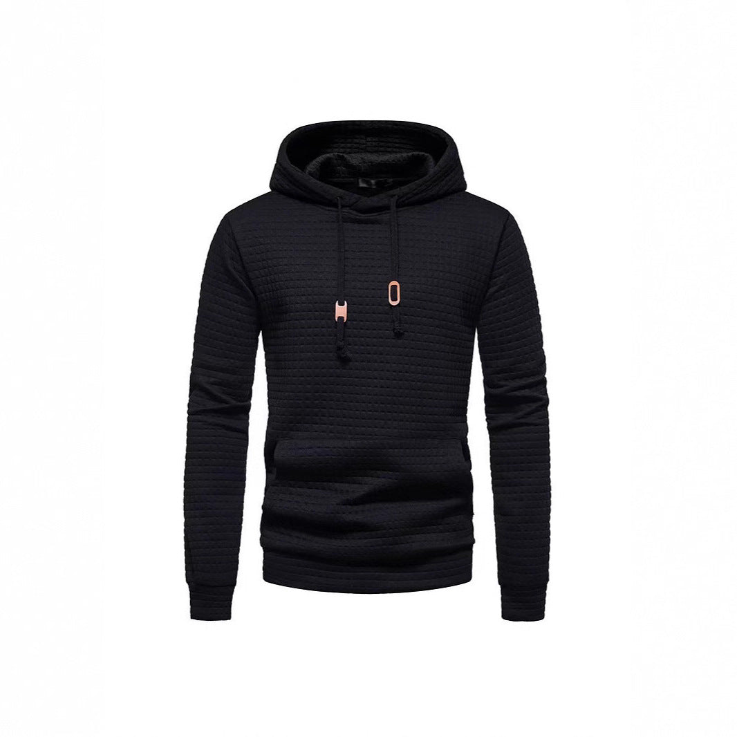 Herren Hoodie Modern Strukturiert Trendig