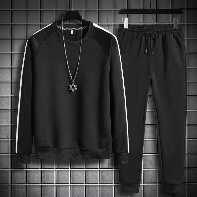 Herren Jogginganzug Bequem Sportlich Grau