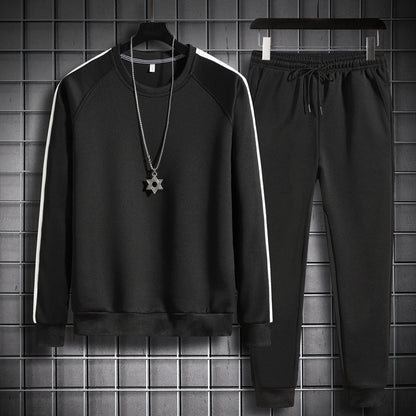 Herren Jogginganzug Bequem Sportlich Grau