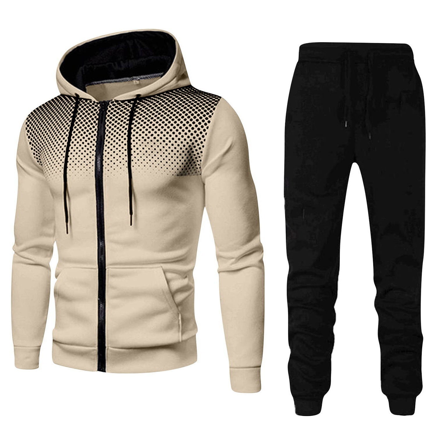 Herren Kapuzenset Mit Taschen Modern Stylish - BerlinGlamour