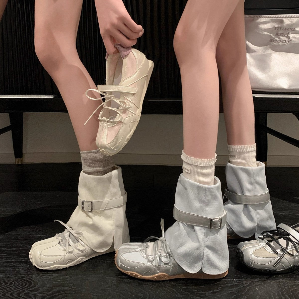 Damen Stiefel Modisch Rutschfest Verstellbar - BerlinGlamour