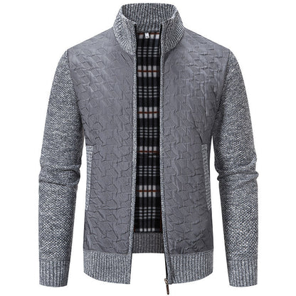 Herren Übergangsjacke Steppweste Hochkragen Warm